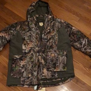 Men’s camo red head brand silent stalker jacket NWT